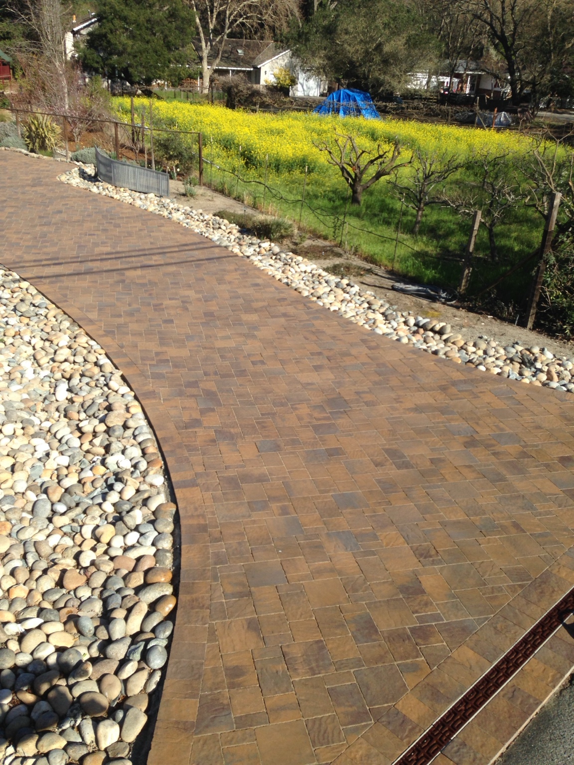 DCS paver driveway installation