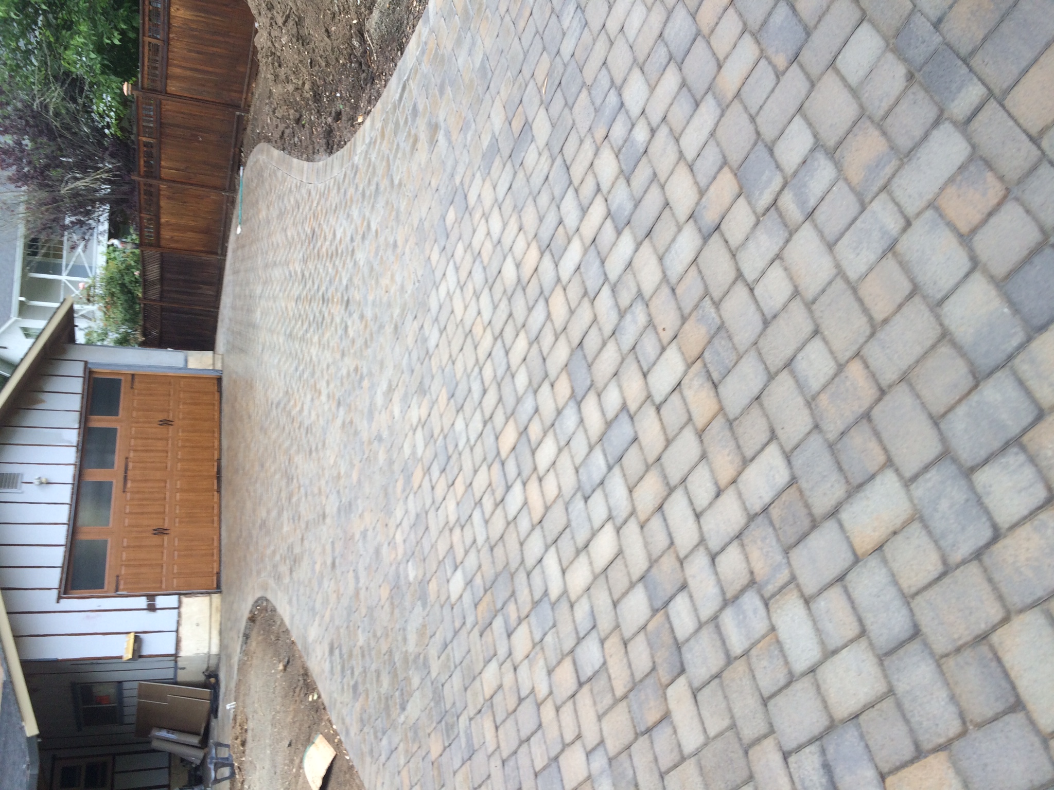 DCS paver driveway installation