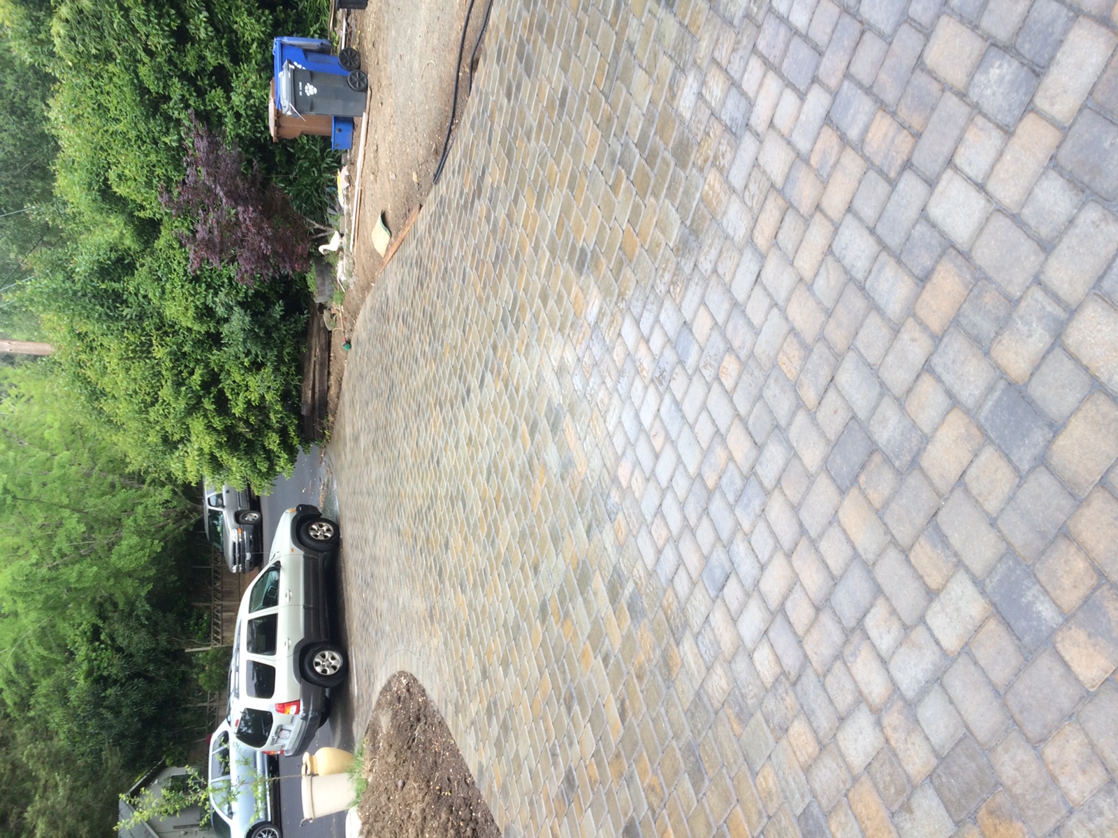 DCS paver driveway installation