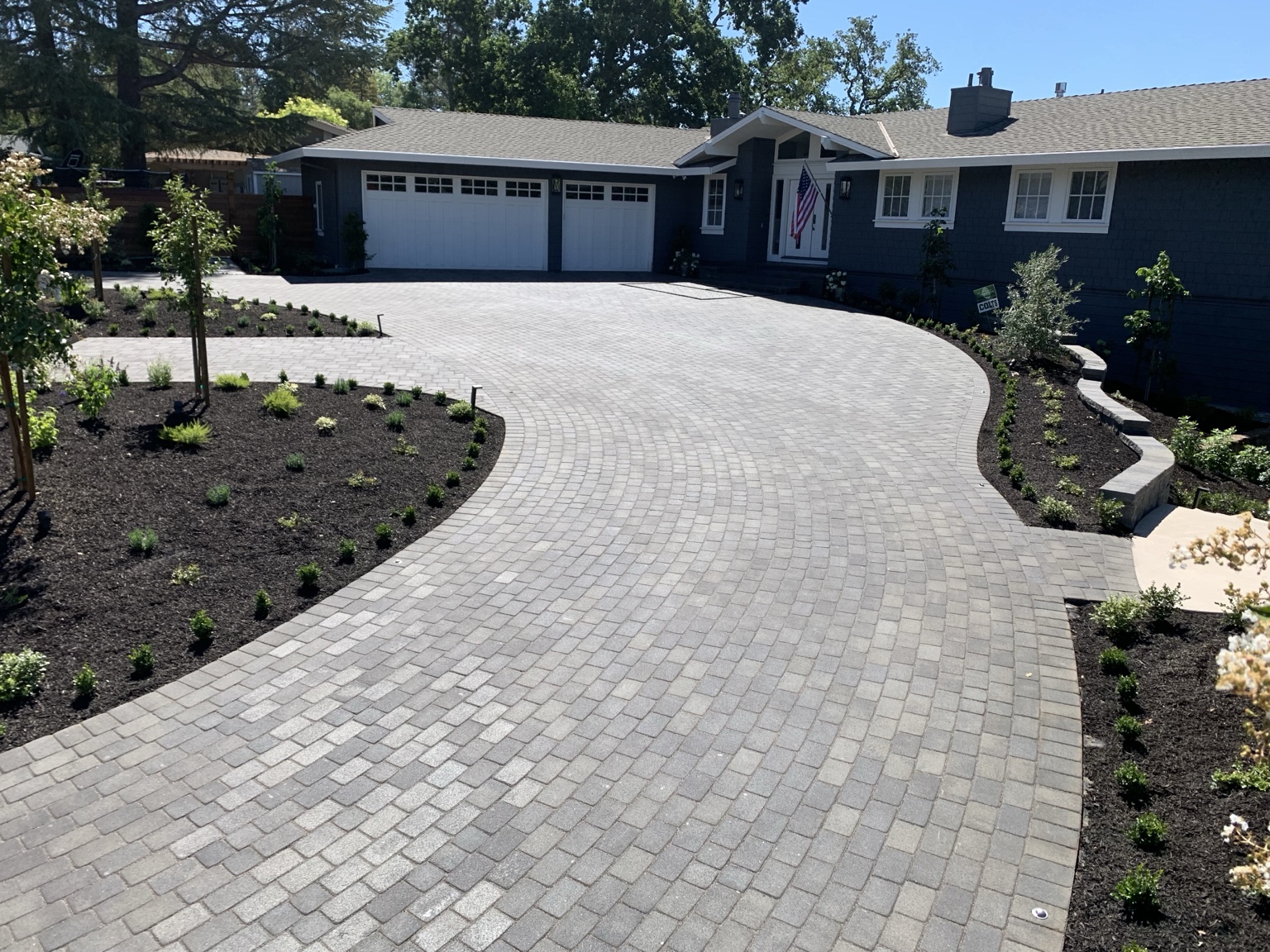 DCS paver driveway installation