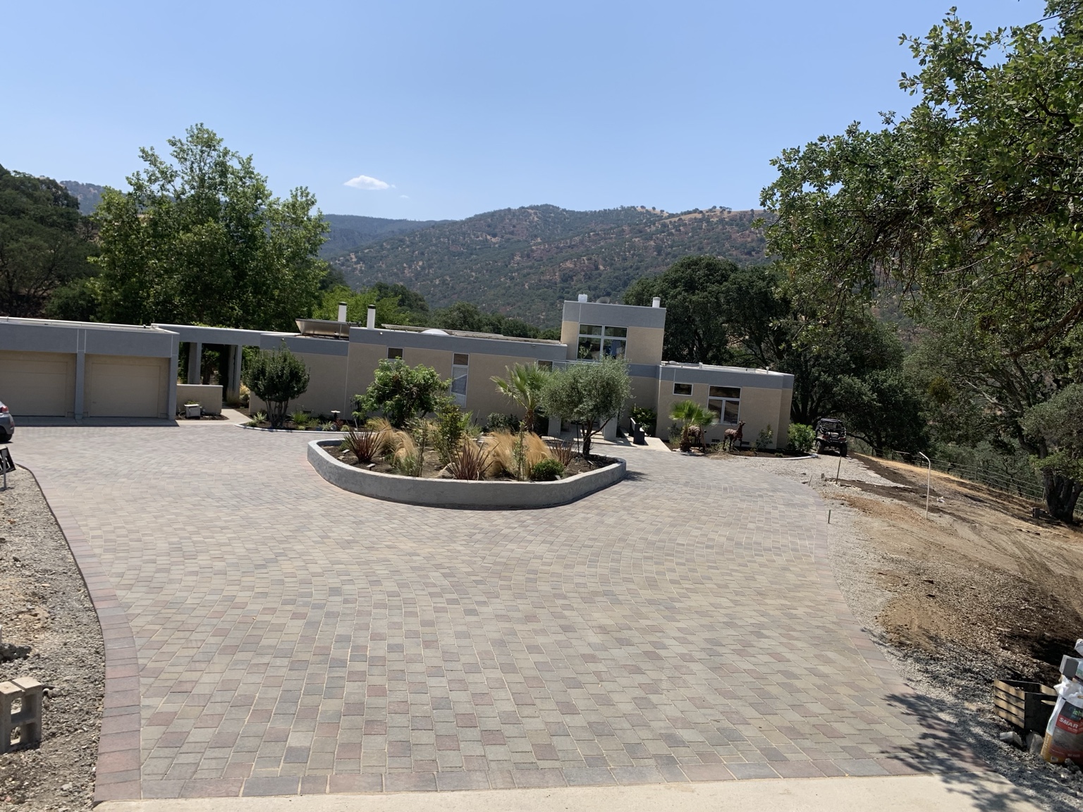 DCS paver driveway installation