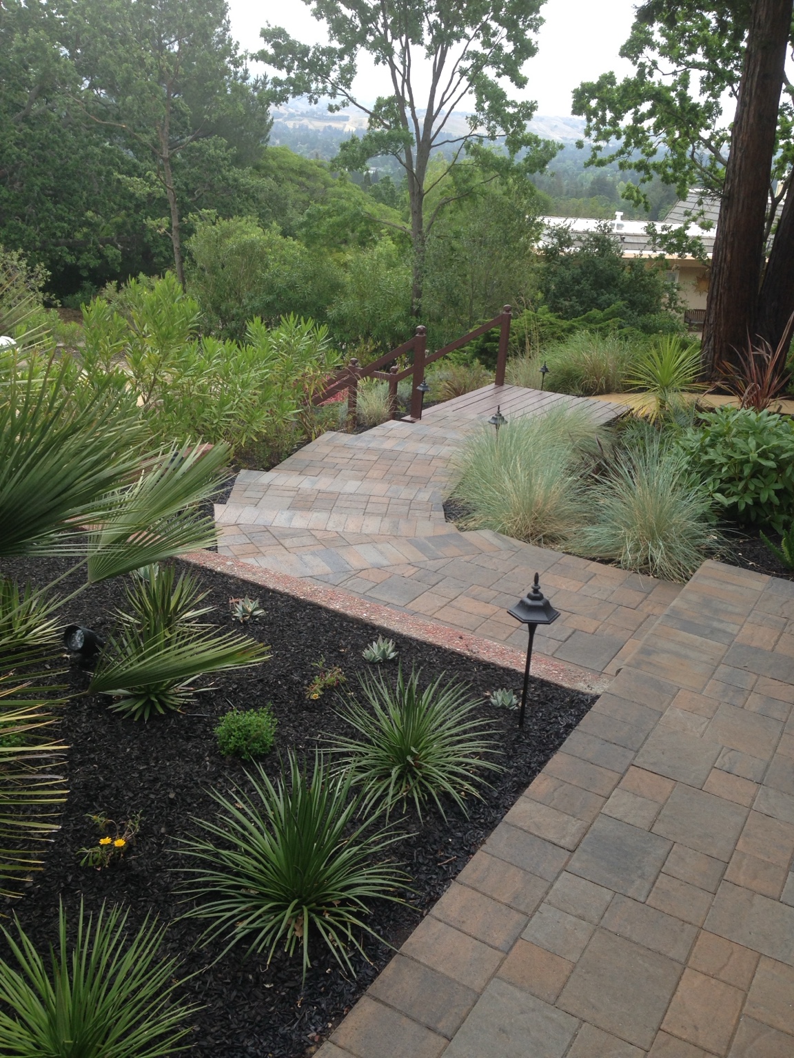 DCS paver steps and landing