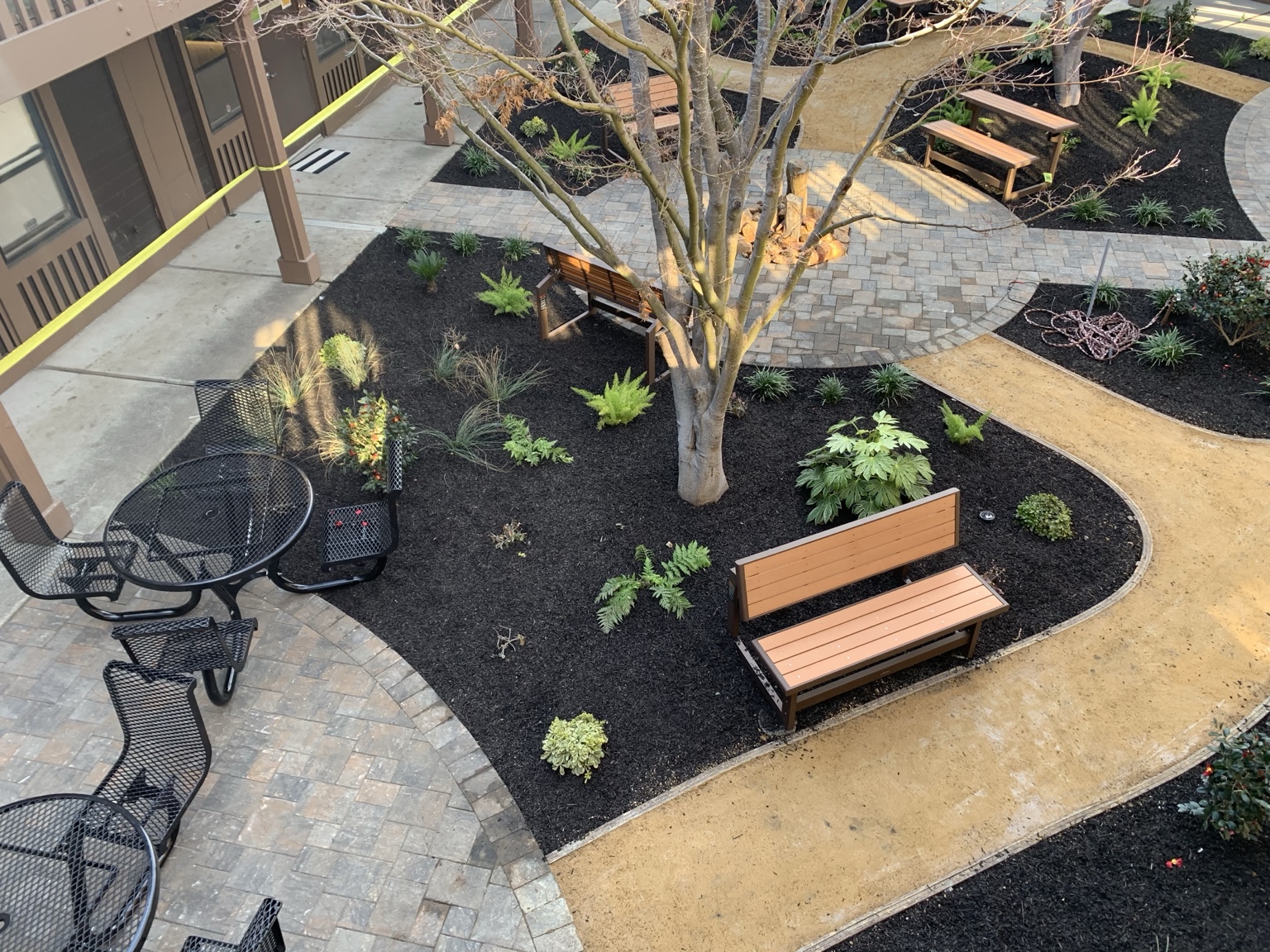 Completed DCS paver installation