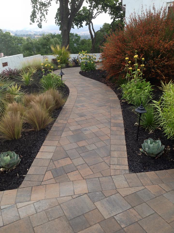 DCS paver walkway installation