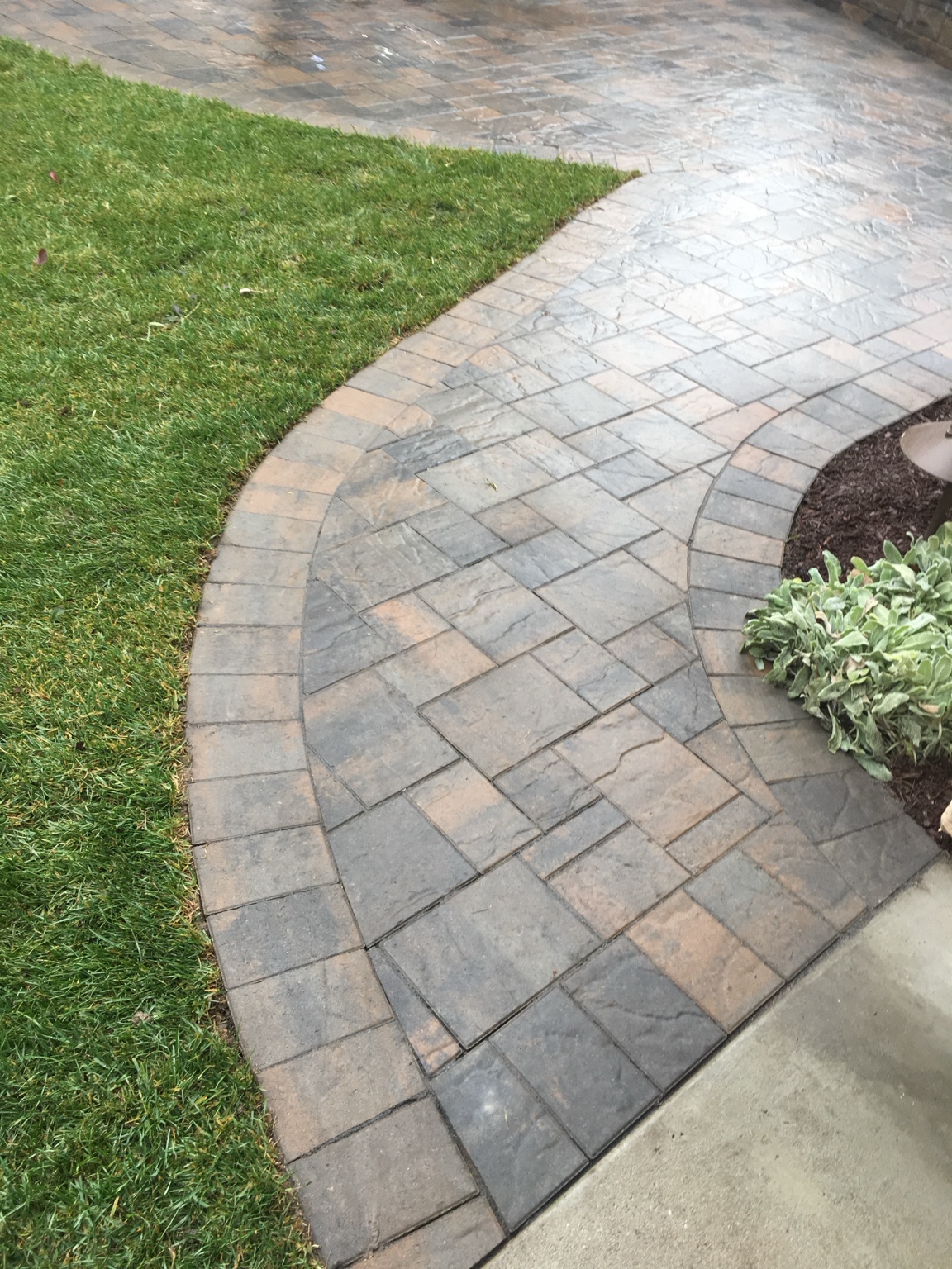 DCS paver walkway installation