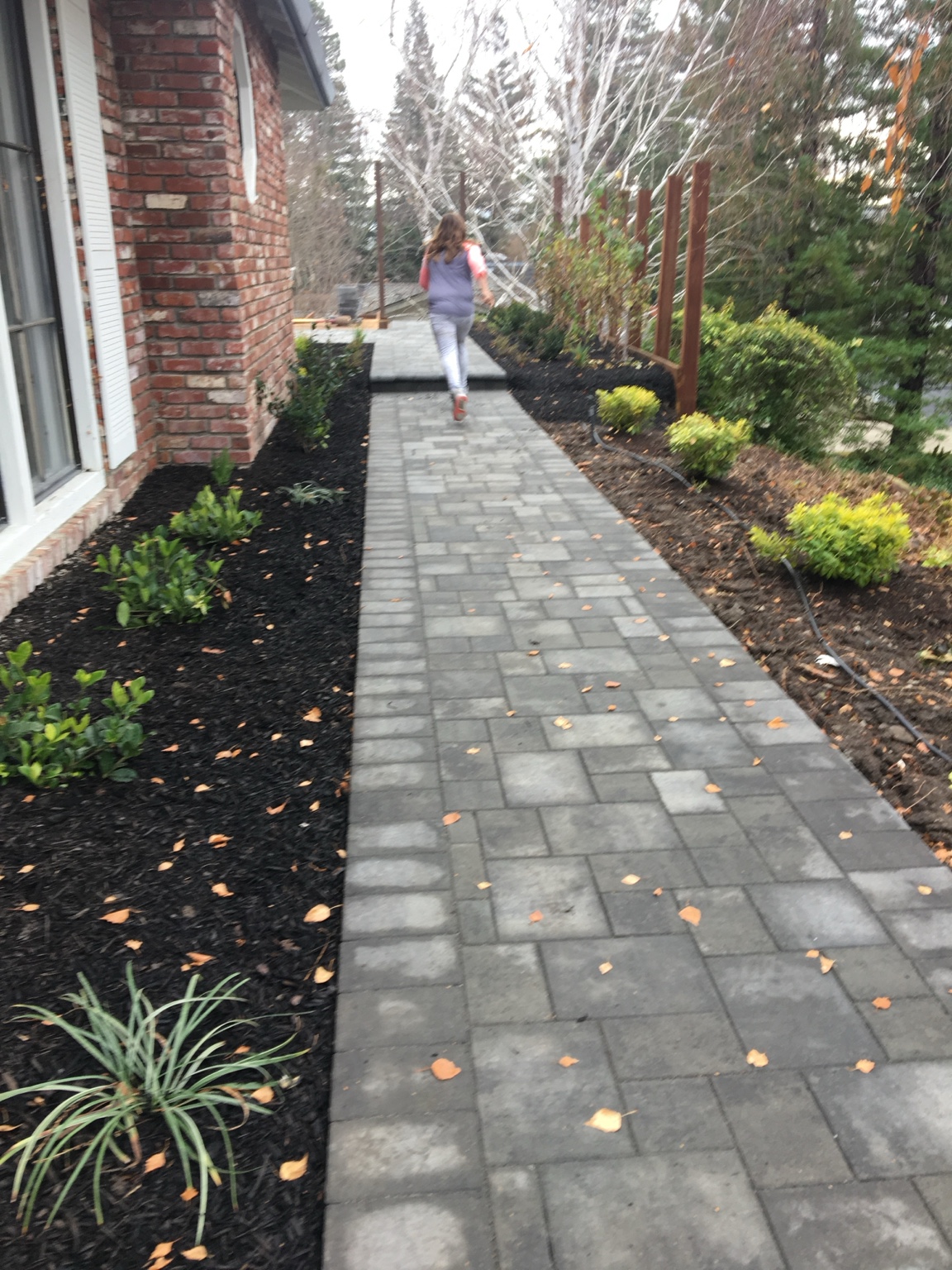 DCS paver walkway installation